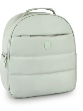 Heys puffer backpack sage green travel water-resistent New